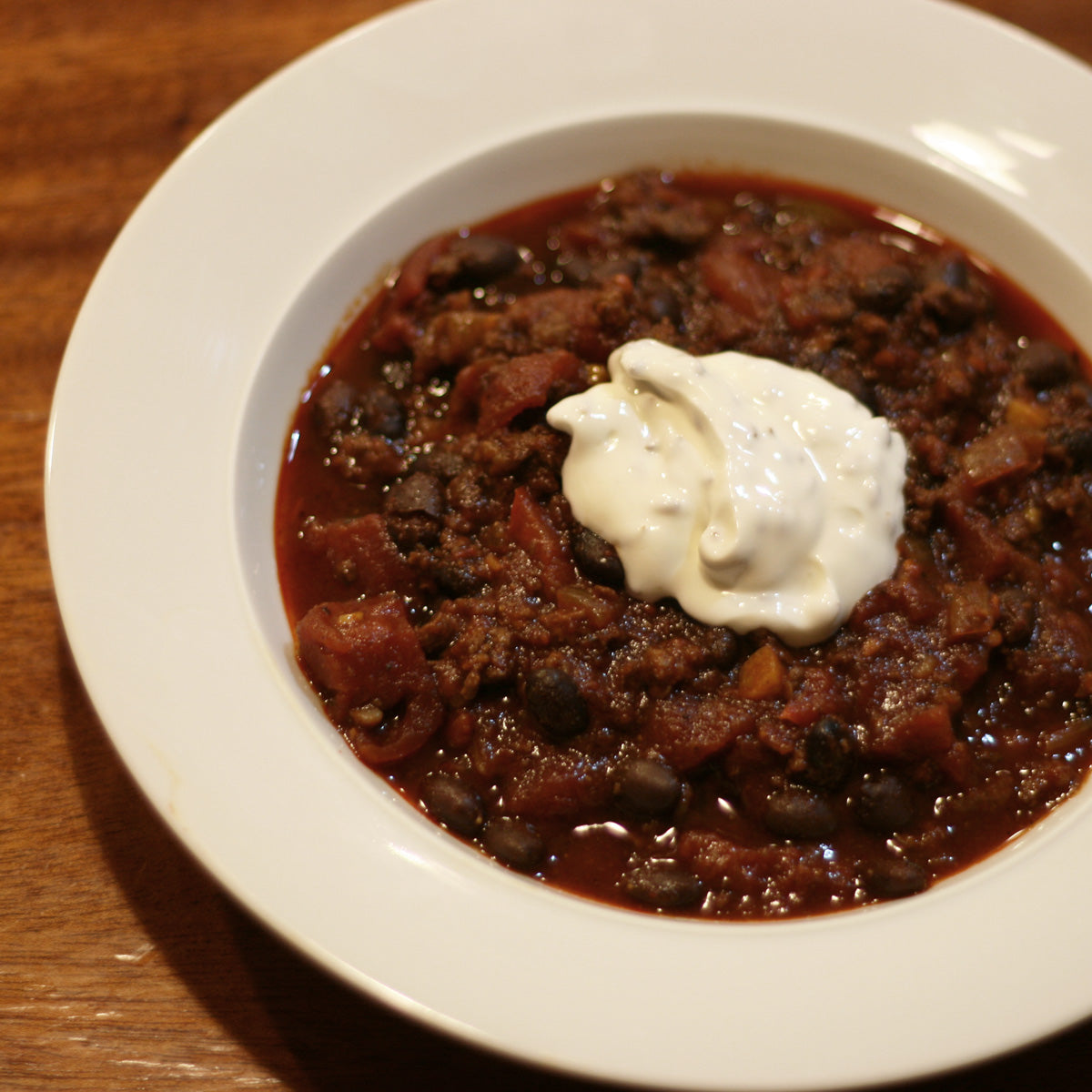 Smoky Bison and Black Bean Chili