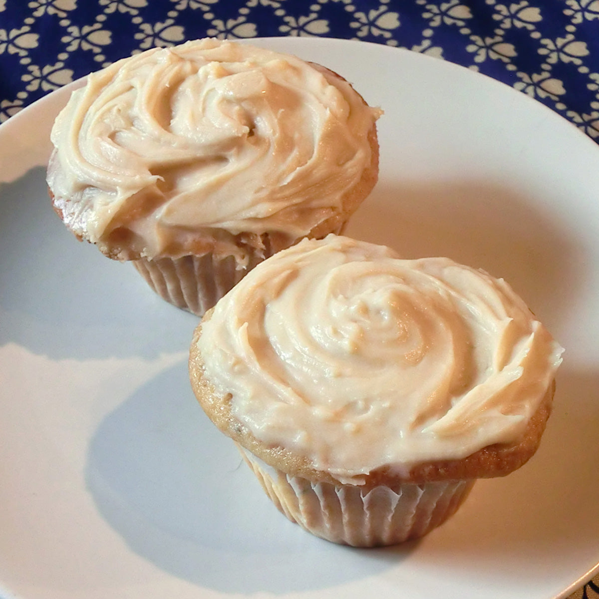 Summer Peach Cupcakes
