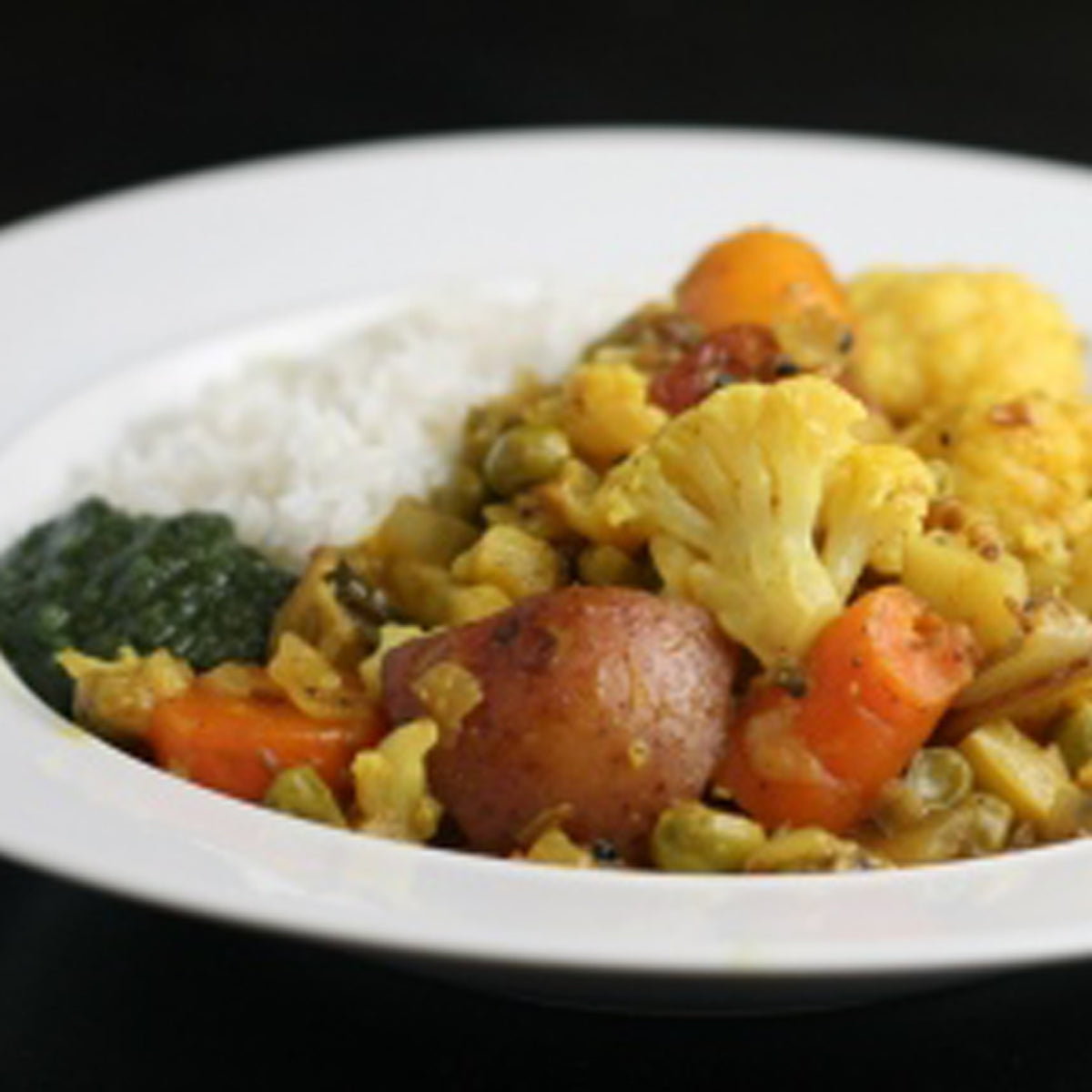Curried Vegetables with Garam Masala & Panch Poran